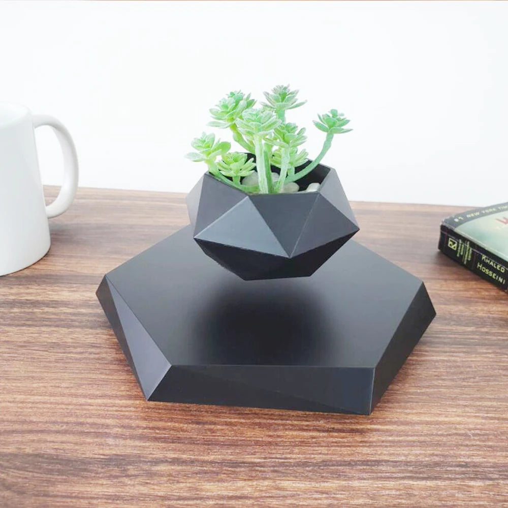 Magic Floating Fairy Home: Floating Magnetic Levitating Flower Pot Bonsai  Air Plant Pot Planter Potted For Home Office Desk Decor Creative Gift