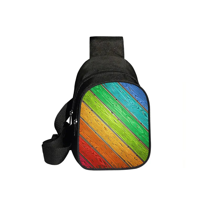 Love Is Love Rainbow Print Waist Bags LGBT Causal Fanny Pack Travel Belt Purse Shoulder Bags Fashion Chest Bag Gay Messenger Bag