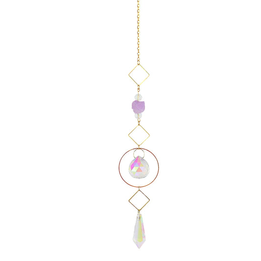 Fairy Lure Charm: Prism Suncatcher, Hanging Window Crystals,Rainbow Light Catcher,Crystal Sun